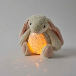 Load image into Gallery viewer, Jiggle &amp; Giggle Cream Bunny Plush Night Light
