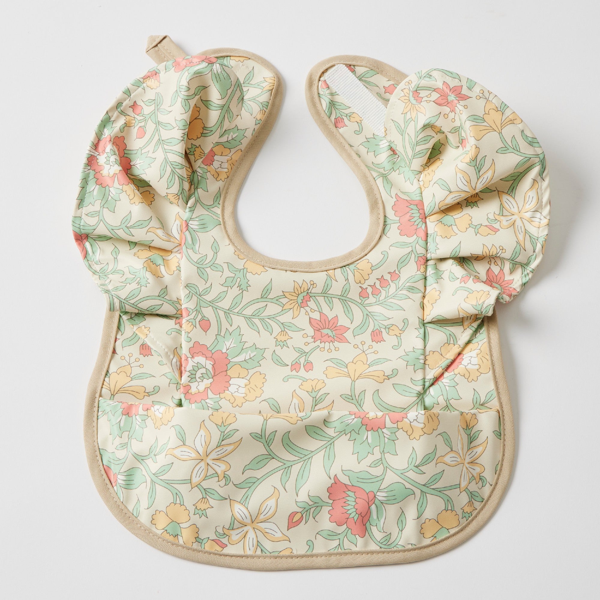 Jiggle & Giggle Spring Garden Frilled Bib