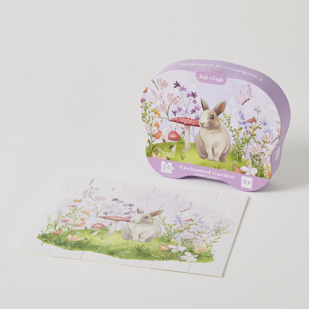 Jiggle & Giggle Enchanted Garden Jigsaw 24 Pc Puzzle