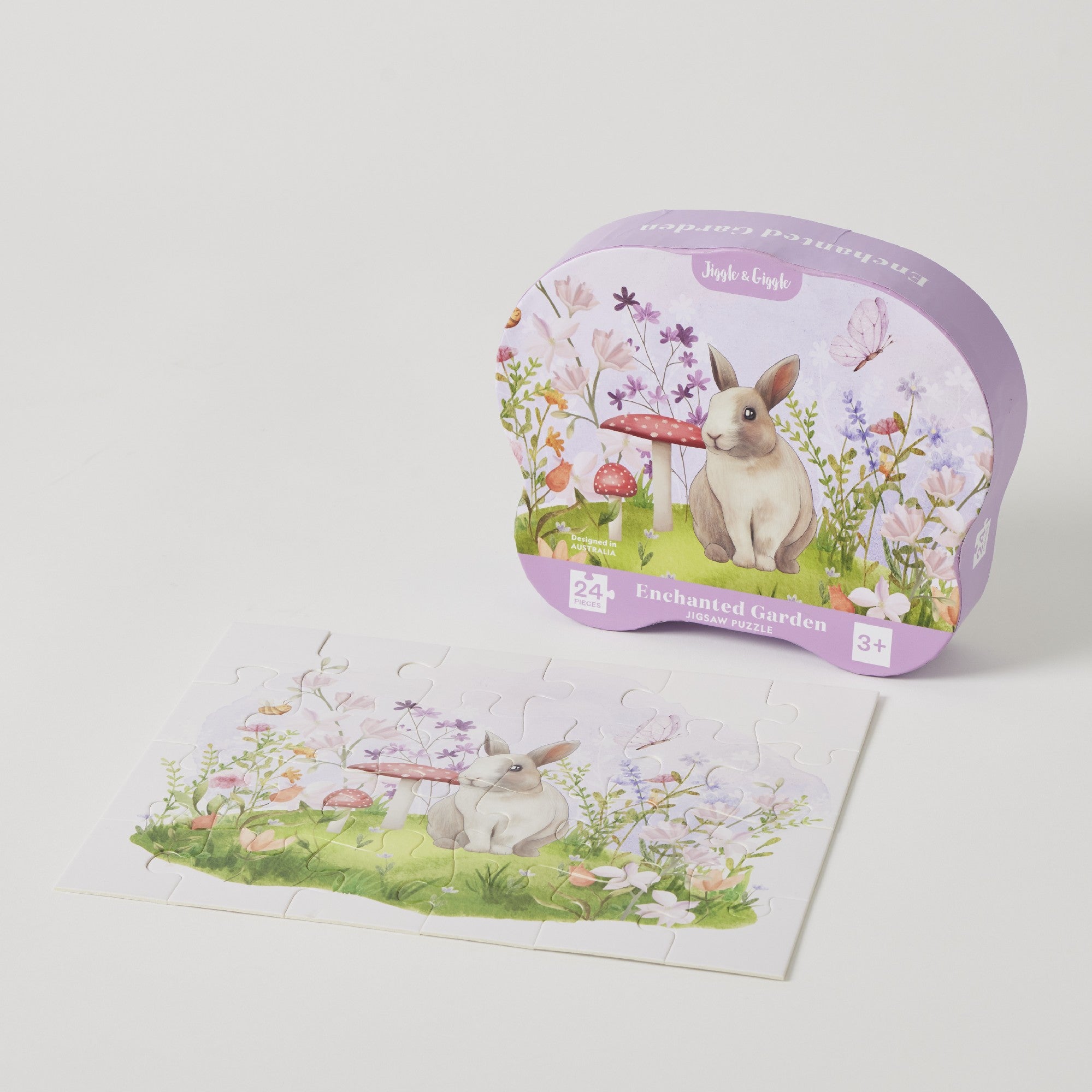 Jiggle & Giggle Enchanted Garden Jigsaw 24 Pc Puzzle
