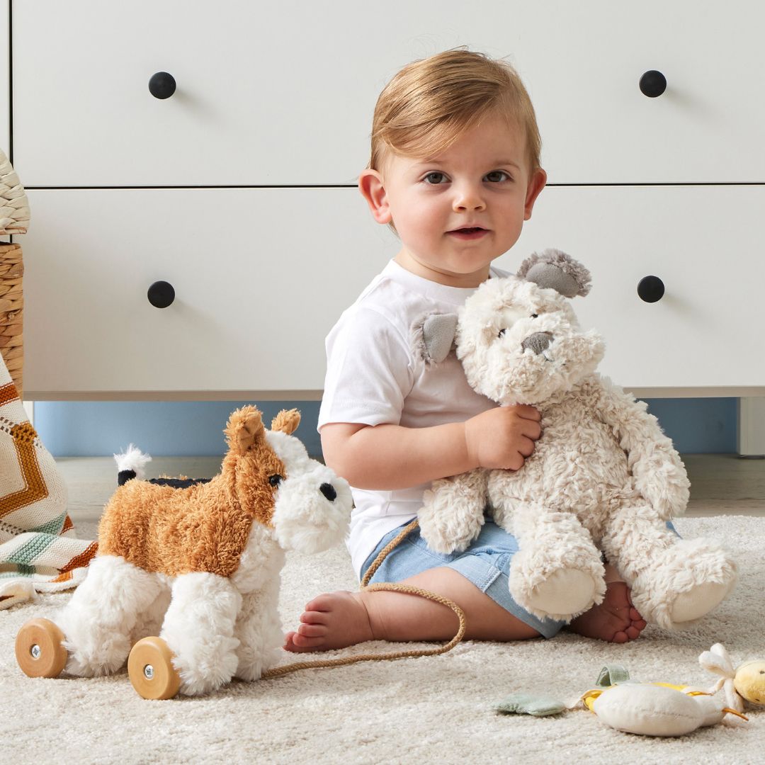 Jiggle & Giggle Dog Plush Pull Along