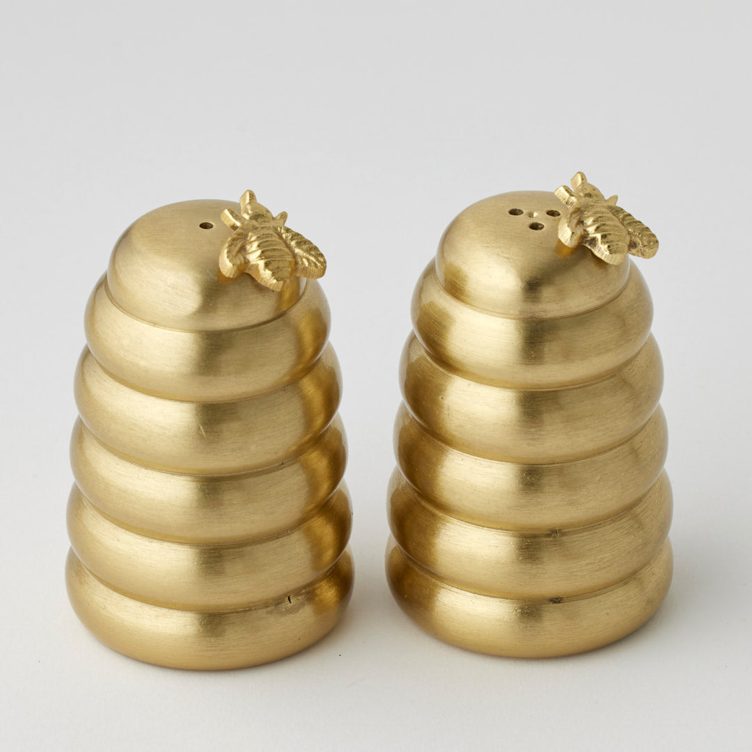 Pilbeam Living Bee Salt & Pepper Shakers Set Of 2