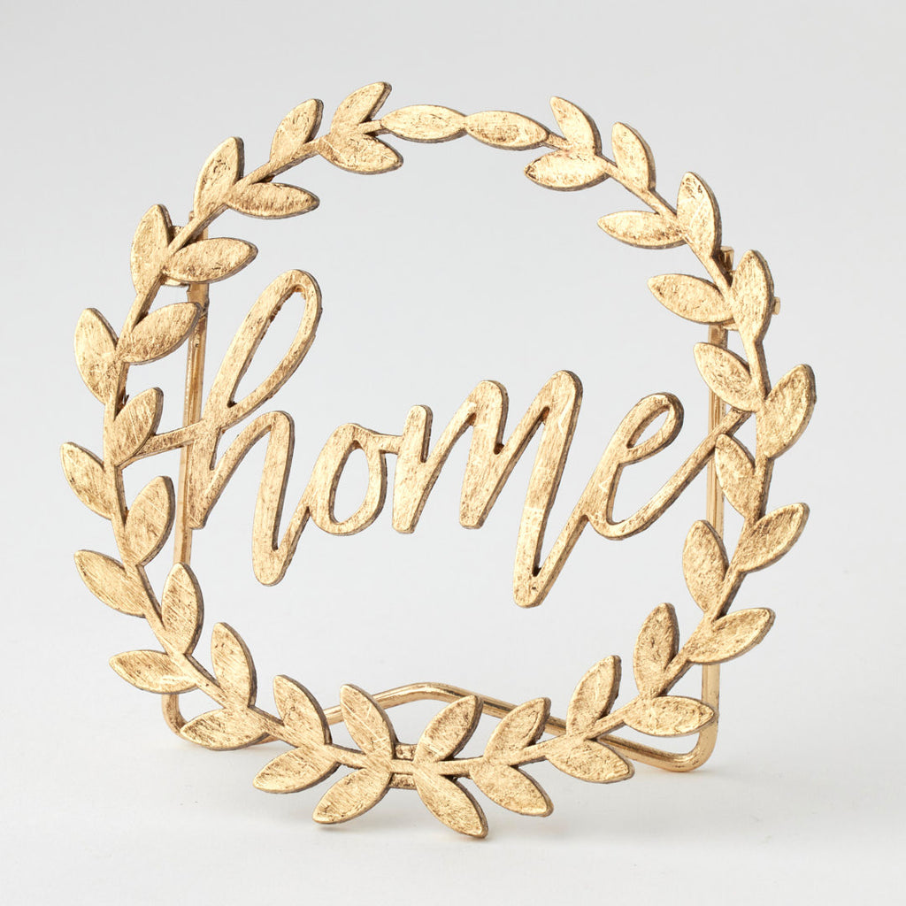 Pilbeam Living Home Sweet Home Sculpture Gold