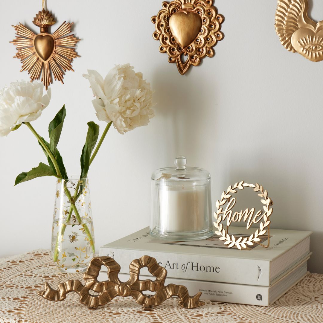 Pilbeam Living Home Sweet Home Sculpture Gold