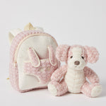 Load image into Gallery viewer, Jiggle &amp; Giggle Plush Puppy Buddy Backpack - Pink
