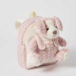 Load image into Gallery viewer, Jiggle &amp; Giggle Plush Puppy Buddy Backpack - Pink
