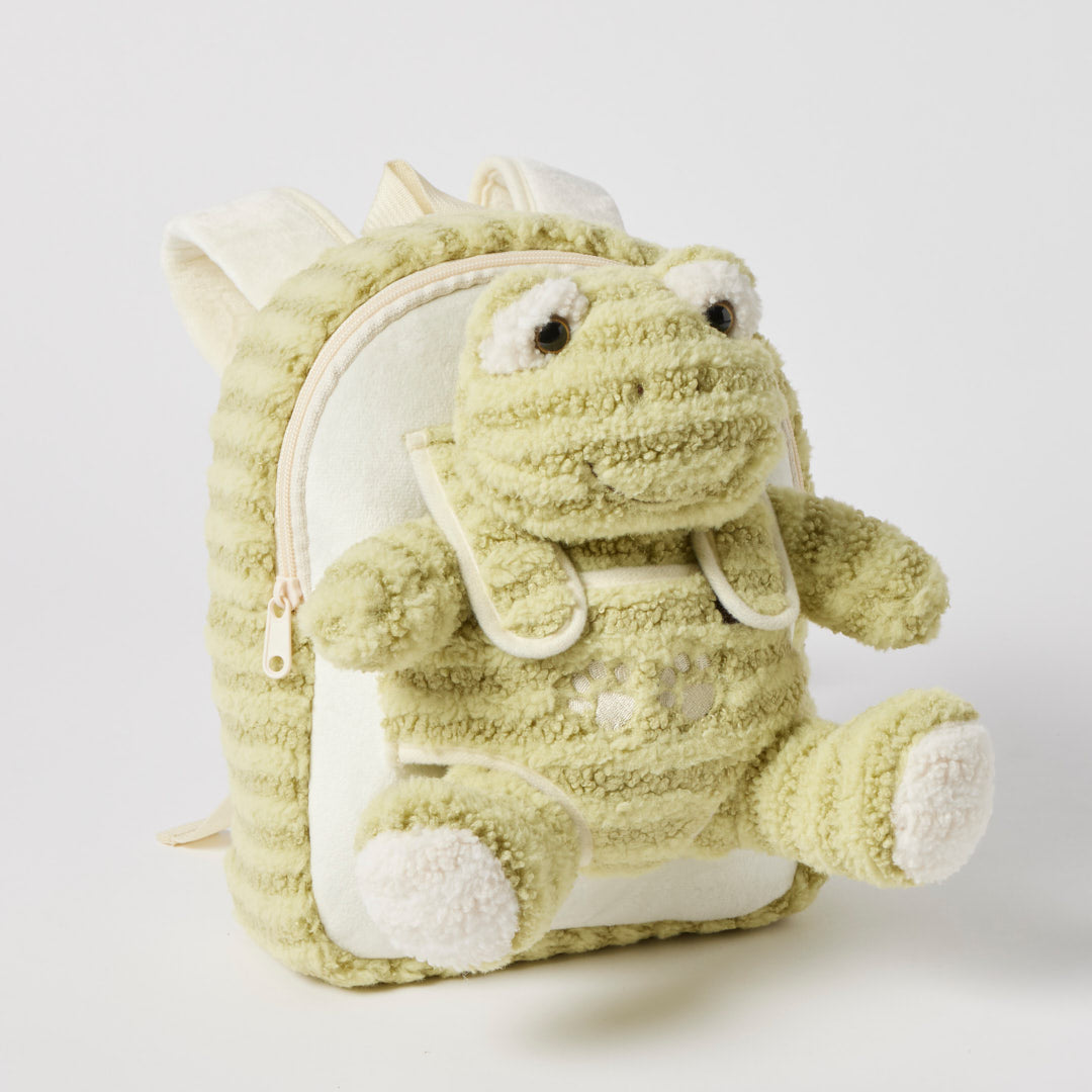 Jiggle & Giggle Plush Frog Buddy Backpack