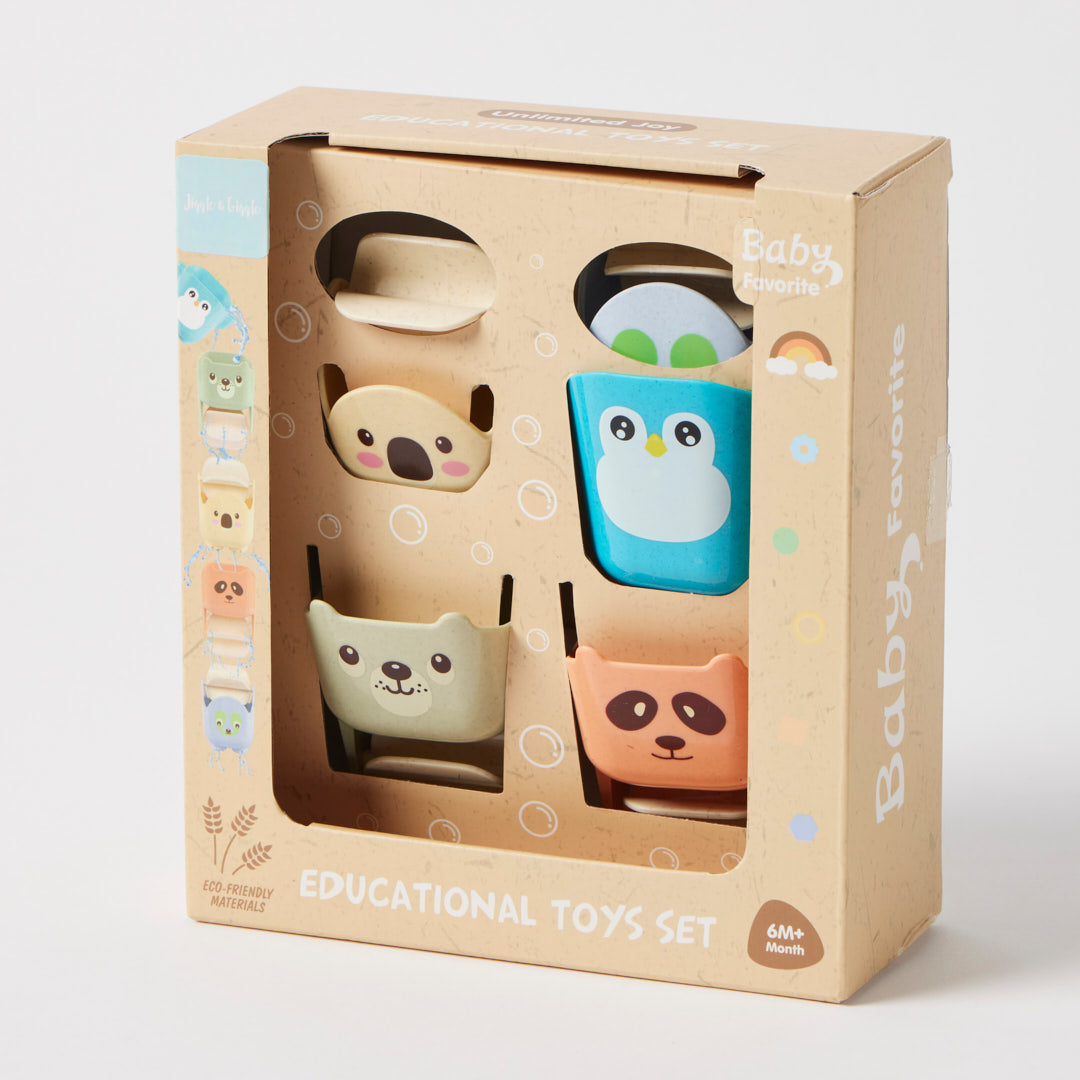 Jiggle & Giggle Eco Splash & Spin Bath Animals