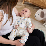 Load image into Gallery viewer, Jiggle &amp; Giggle Woof &amp; Wander Jersey Romper
