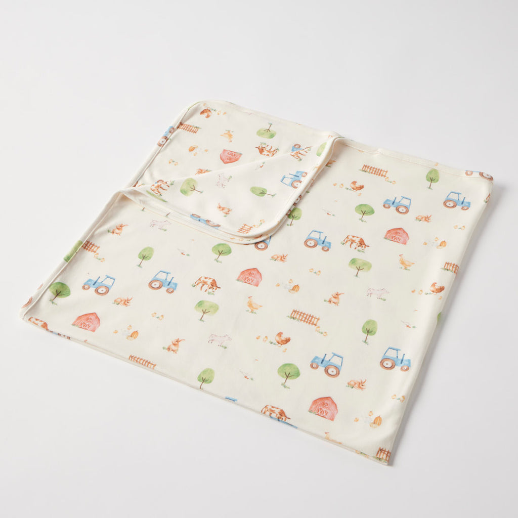 Jiggle & Giggle Barnyard Jersey Wrap