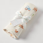 Load image into Gallery viewer, Jiggle &amp; Giggle Barnyard Jersey Wrap
