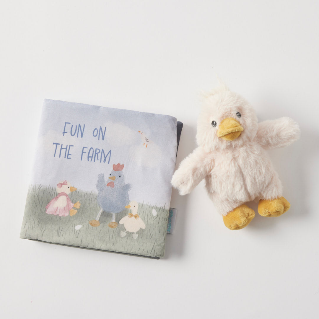 Jiggle & Giggle Fun On The Farm Activity Fabric Book & Toy Set