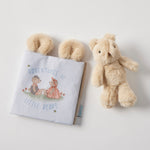 Load image into Gallery viewer, Jiggle &amp; Giggle Bear Adventures Activity Fabric Book &amp; Toy Set
