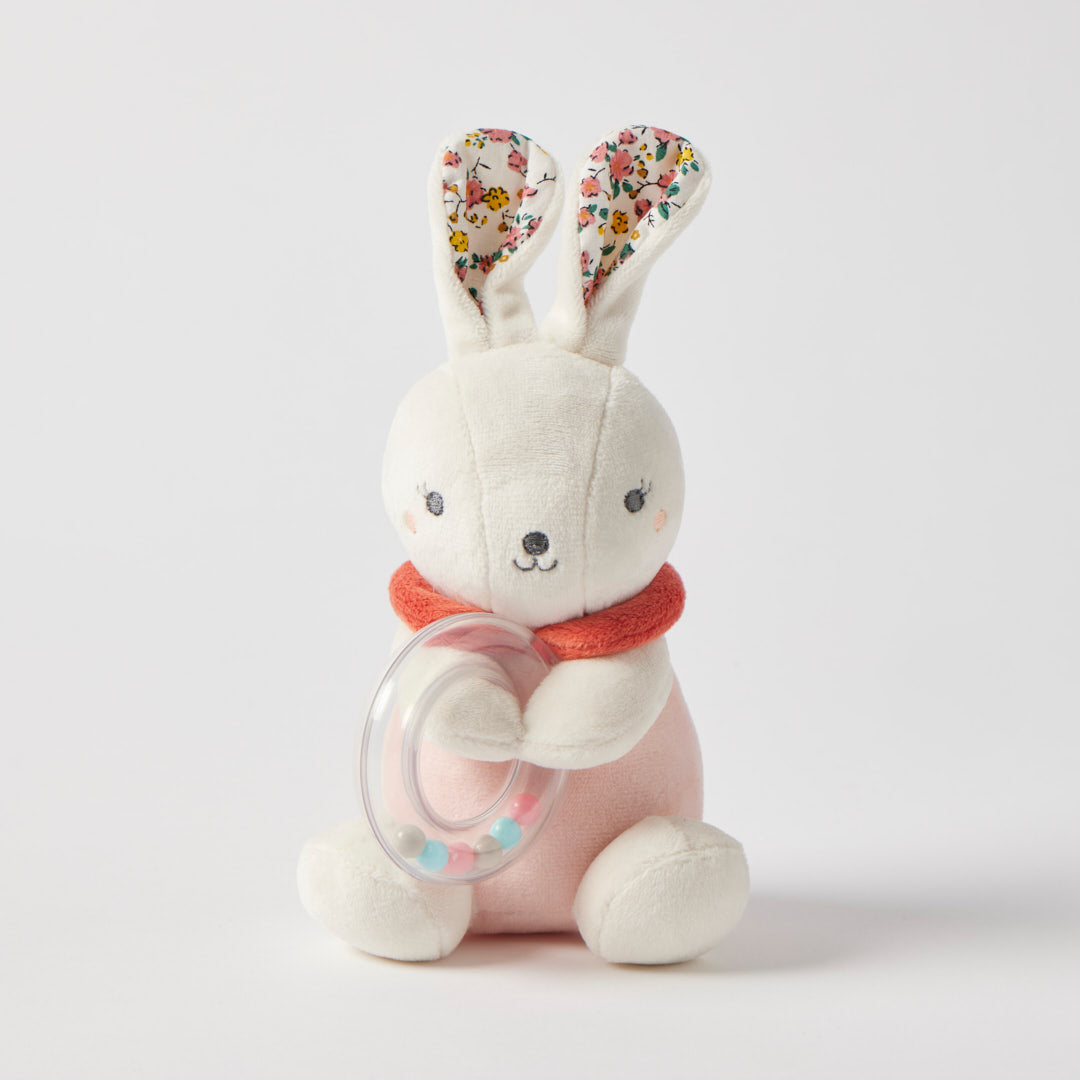 Jiggle & Giggle Hugglies Bunny With Rattle
