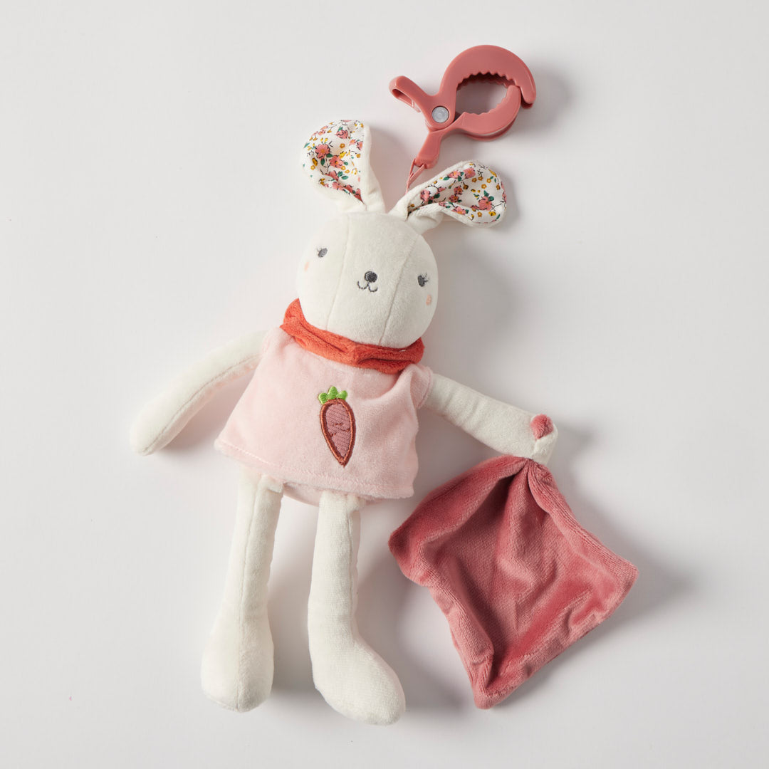 Jiggle & Giggle Hugglies Bunny Clip-on Toy