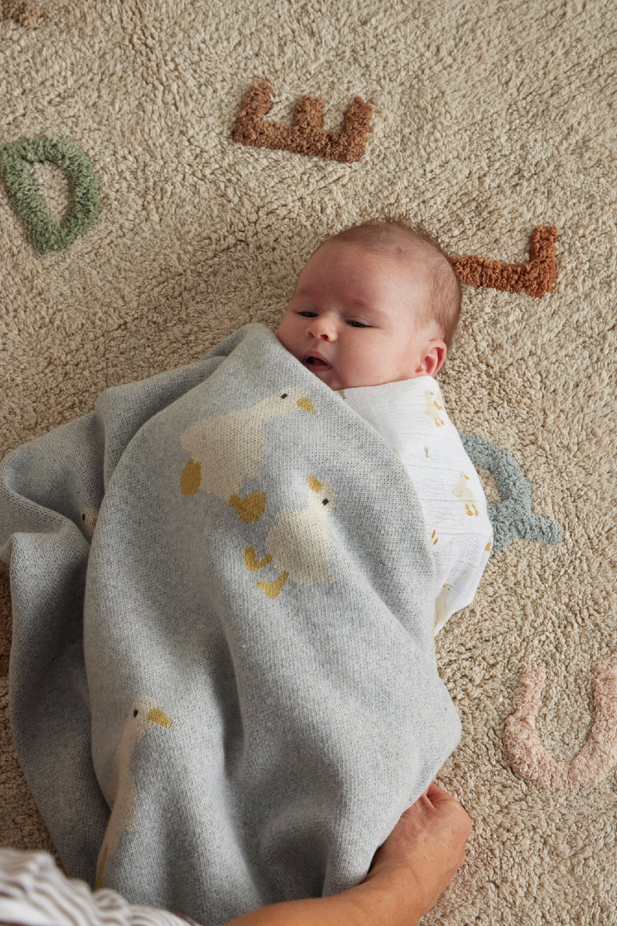 Jiggle & Giggle Wiggles Knitted Baby Blanket