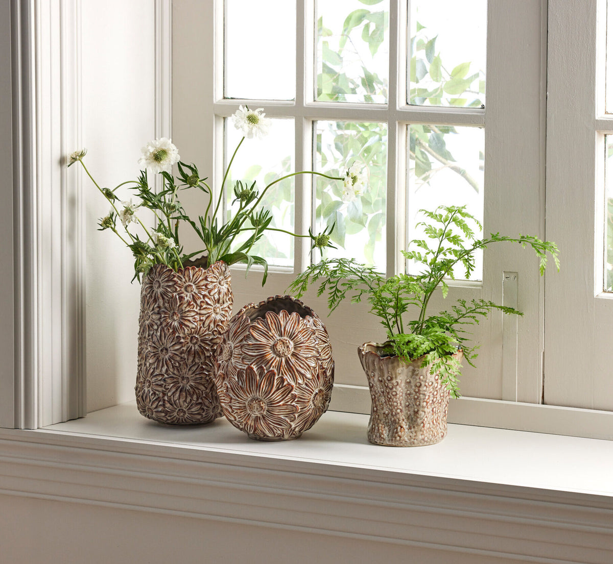 Pilbeam Living Florelle Vase - Beige