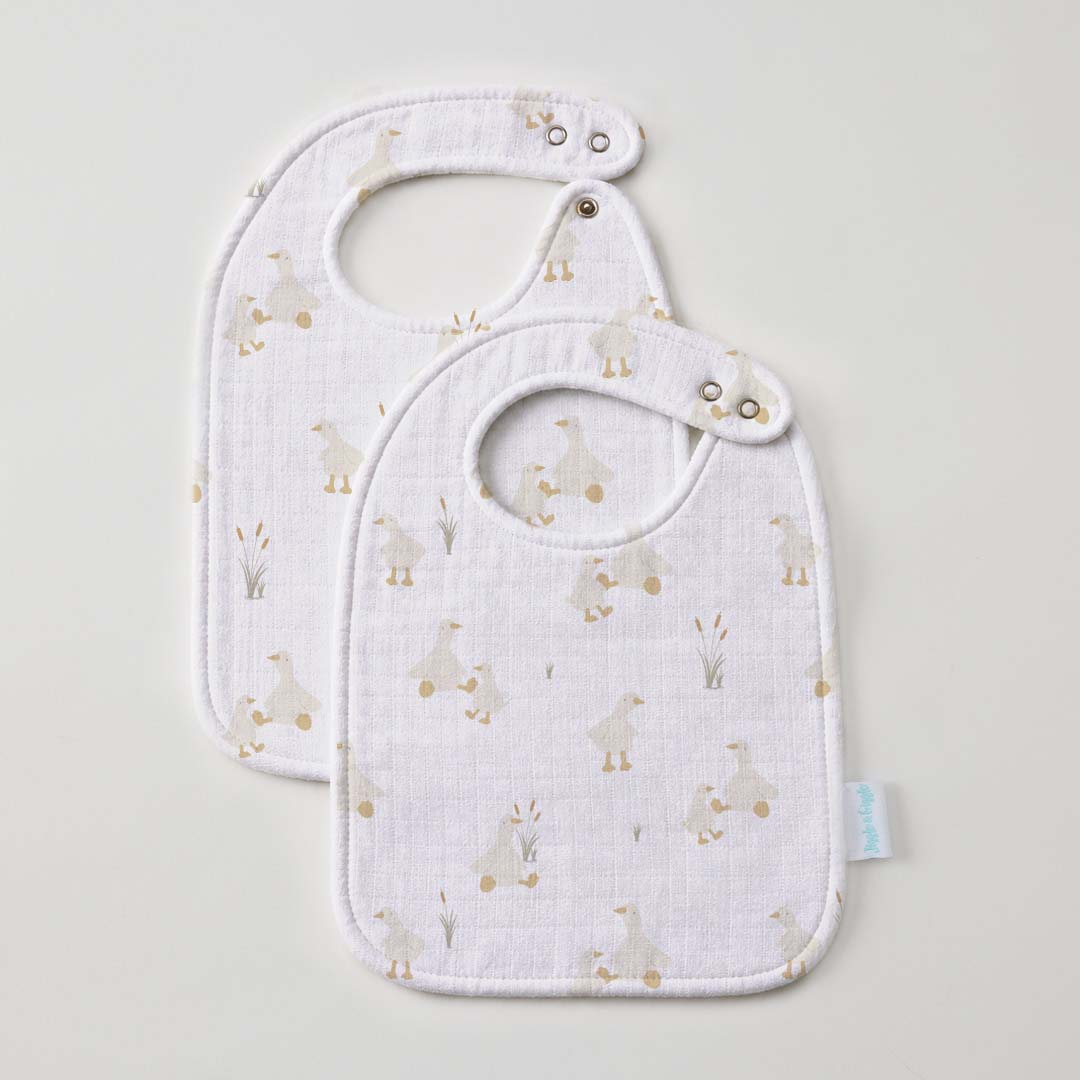 Jiggle & Giggle Wiggles Duck Muslin Bib Set Of 2