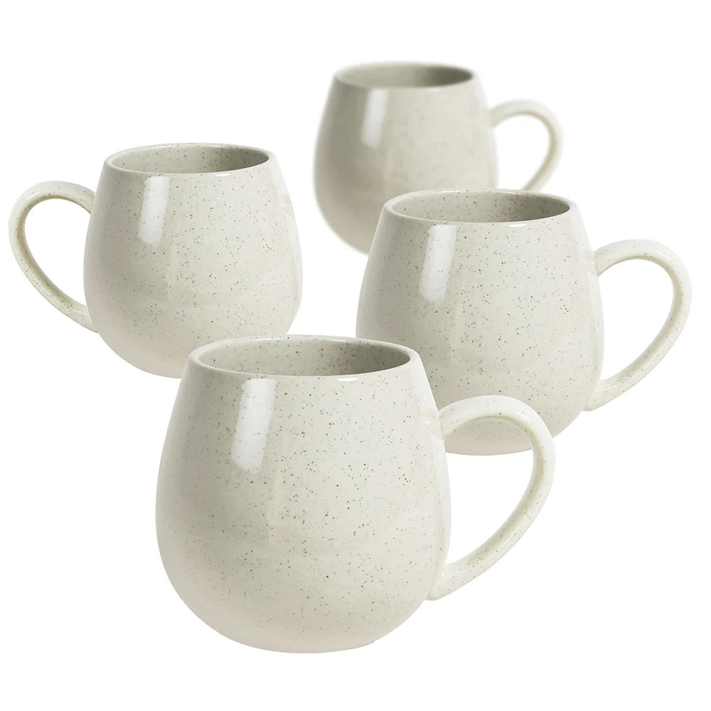 Robert Gordon Hug Me Mugs 4pk - White Speckled