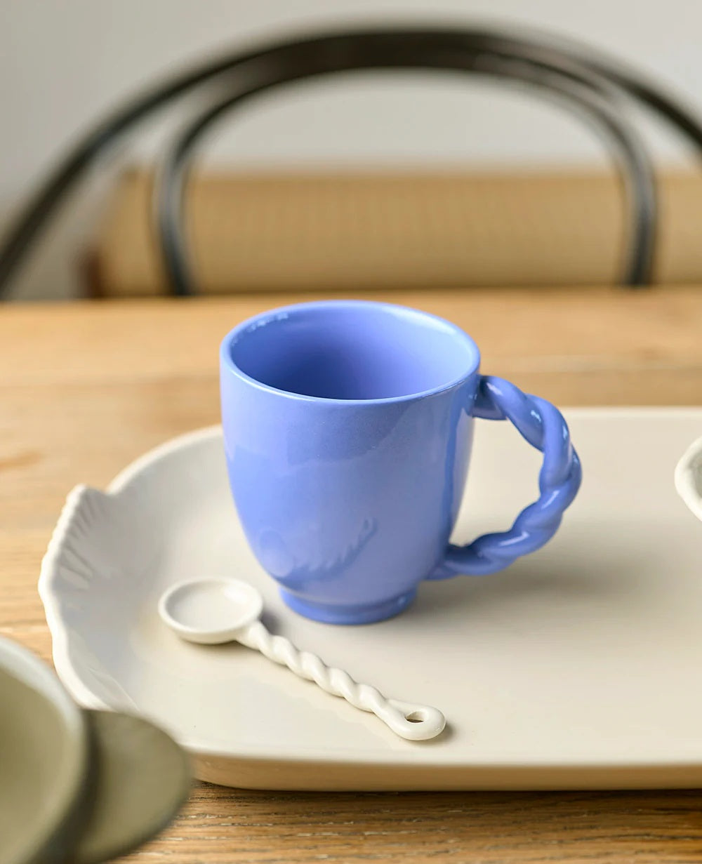 Robert Gordon Mug Single Cable Handles - Cobalt Vintage Table