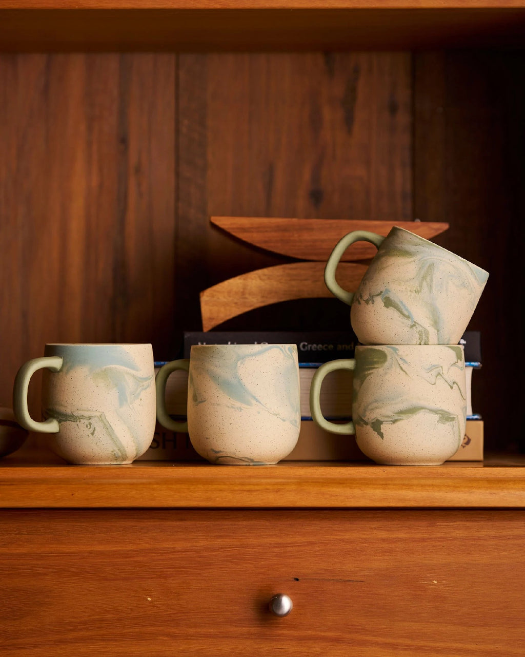 Robert Gordon Mug 4pk - Azure Jumble Mugs