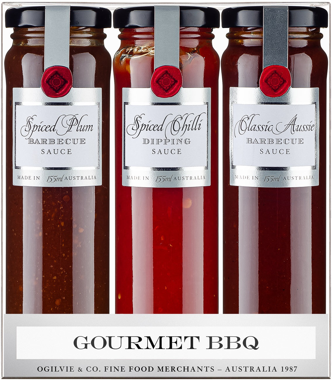 Ogilvie & Co Gourmet Bbq Tall Trio Gift Pack