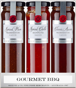 Ogilvie & Co Gourmet Bbq Tall Trio Gift Pack