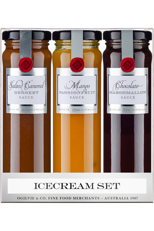 Ogilvie & Co Ice Cream Set Tall Trio Gift Pack