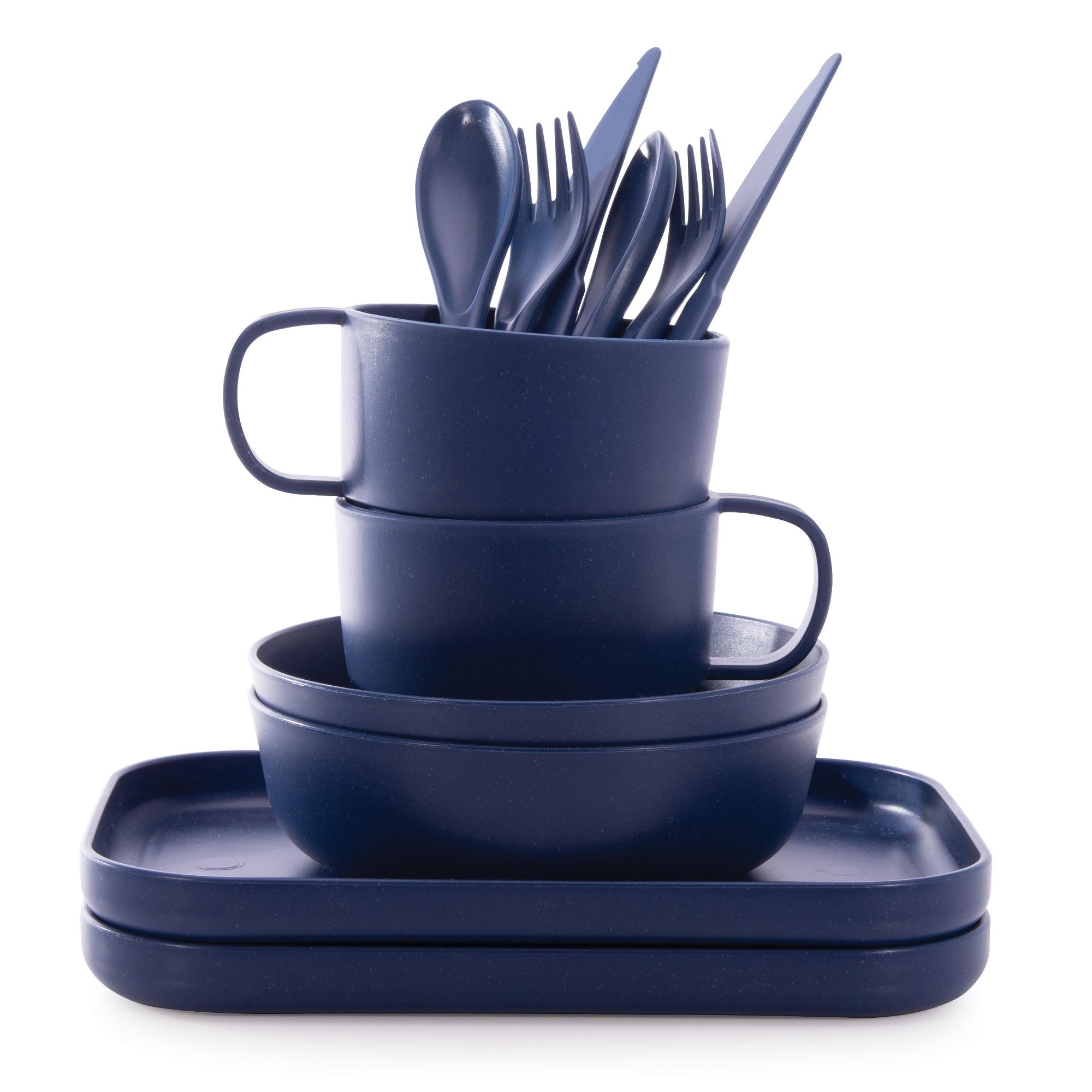 Maverick Wheat Straw Dinner Set For 2