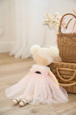 Load image into Gallery viewer, Alimrose Pom Pom Doll Scarlett Pink
