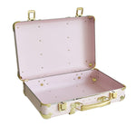Load image into Gallery viewer, Alimrose Mini Vintage Brief Case - Pink Gold Spot
