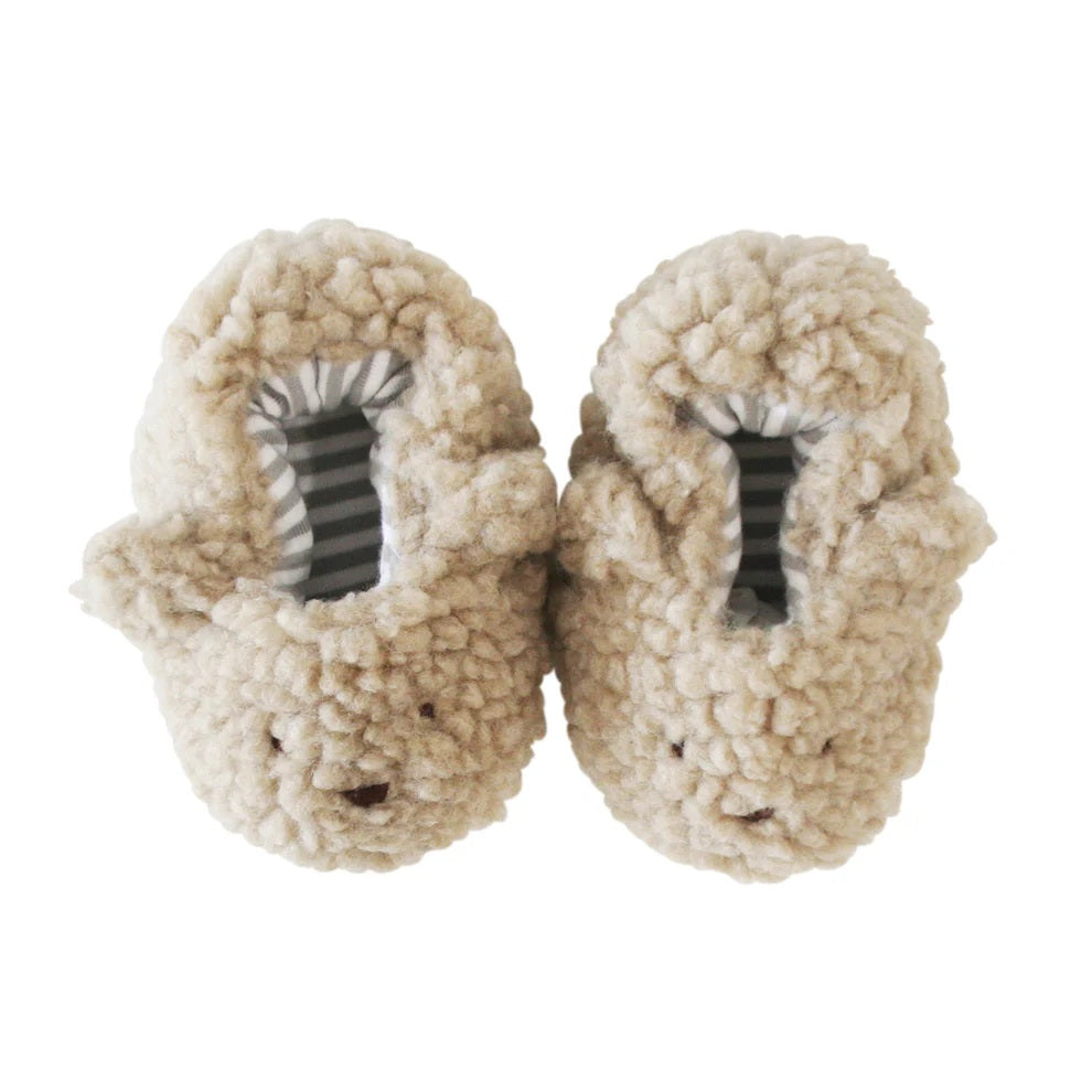 Alimrose Sherpa Bear Botties Oatmeal 0-6mths