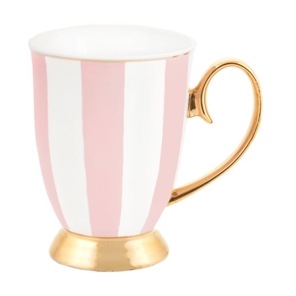 Cristina Re  Mug Bc - Blush & Ivory Stripe
