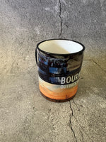 Load image into Gallery viewer, Bourke Coffee Mug Sublimated Black Rim Jandra Bridge Outback Scene
