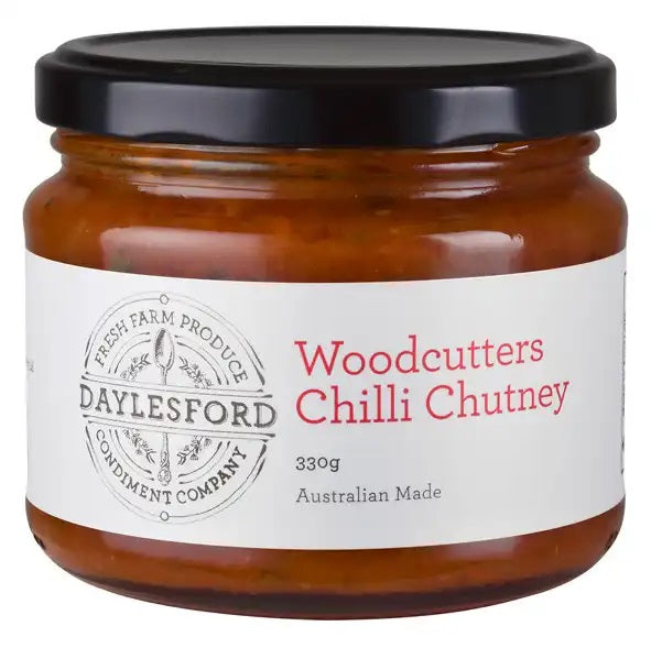 Daylesford Cond. Co Woodcutters Chilli Chutney 330g