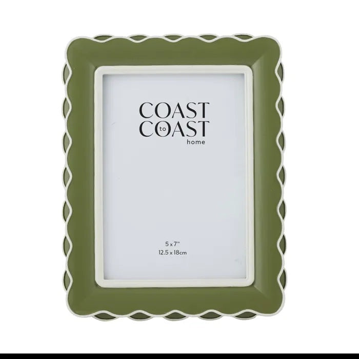 Coast To Coast Payton Resin 5x7 Frame Olive