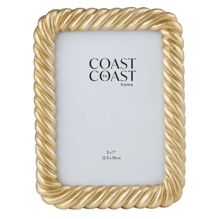 Coast To Coast Blake Resin 5x7 Frame Gold