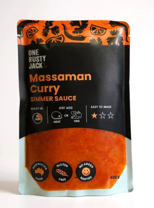 One Rusty Jack Massaman Curry Simmer Sauce 400g