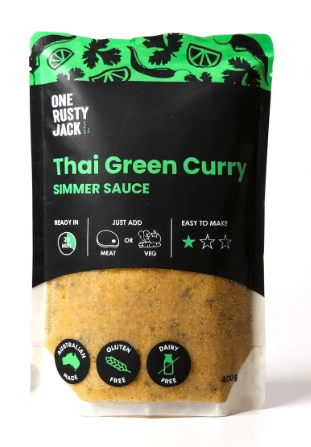 One Rusty Jack Thai Green Curry Simmer 400g