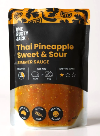 One Rusty Jack Thai Pineapple Sweet & Sour Simmer Sauce 400g