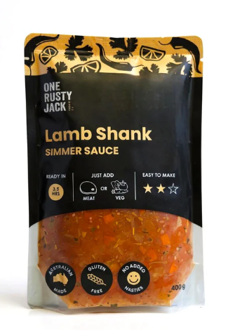 One Rusty Jack Lamb Shank Simmer Sauce 400g