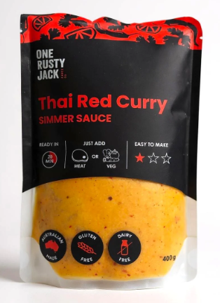 One Rusty Jack Thai Red Curry Simmer Sauce 400g