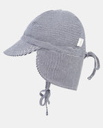 Load image into Gallery viewer, Toshi Flap Cap Baby Periwinkle [sz:xs]
