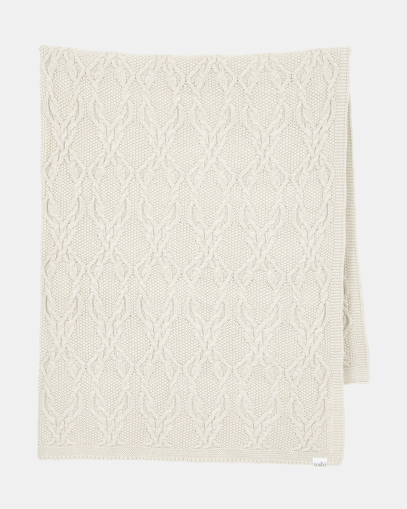 Toshi Organic Blanket Bowie /pebble