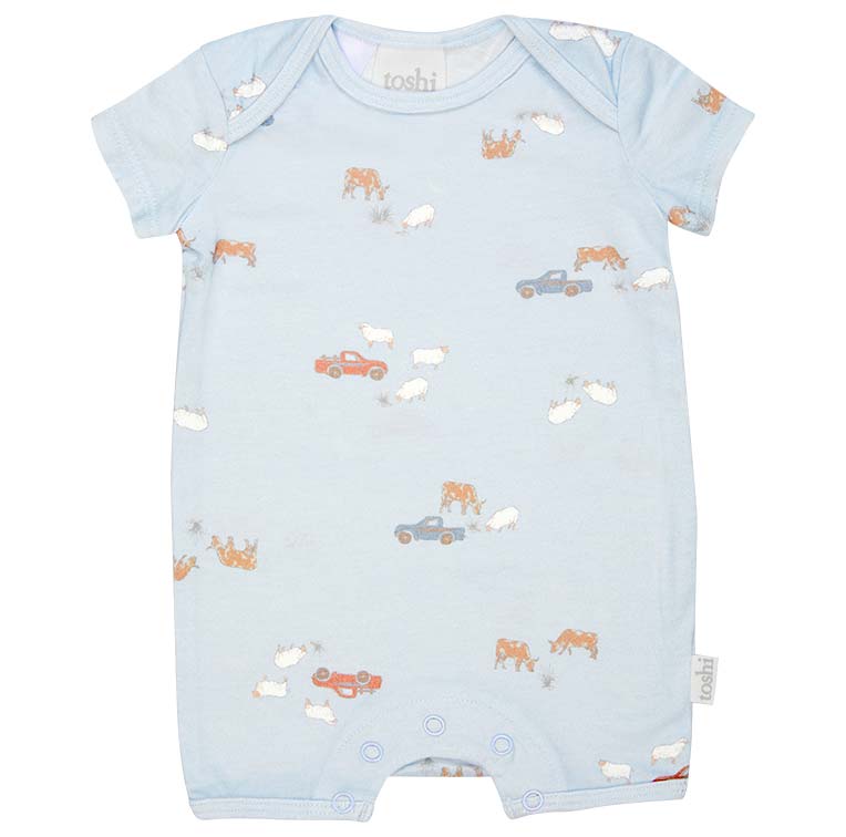 Toshi Onesie S/s Classic Sheep Station Size 0