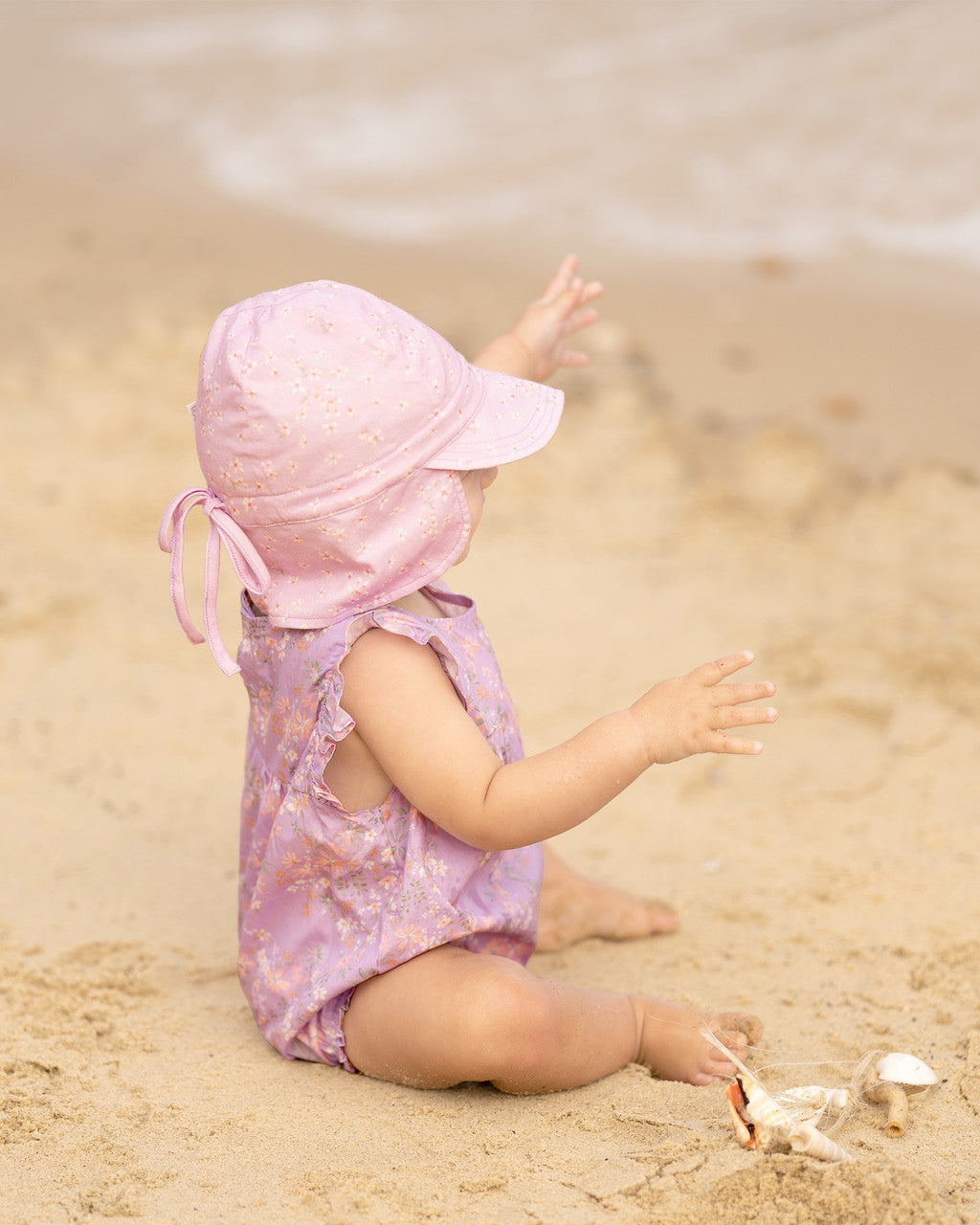 Toshi Baby Romper Athena Lavender *sale*