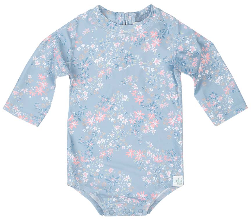 Toshi Swim Baby Onesie L/s Classic Athena Dusk