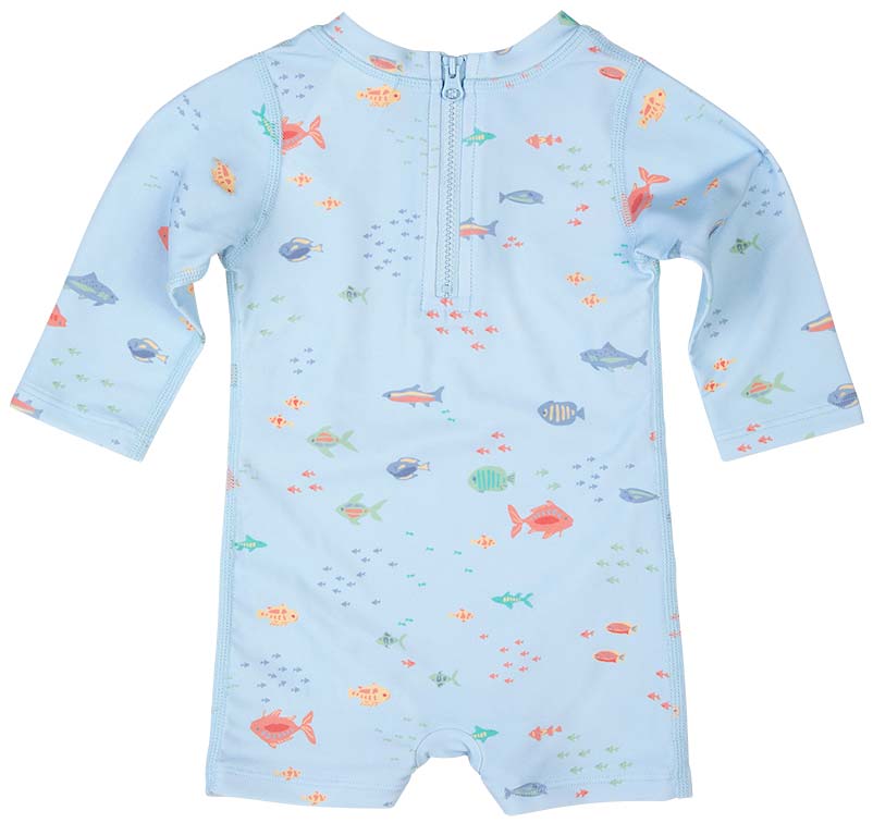 Toshi Swim Baby Onesie L/s Classic Reef