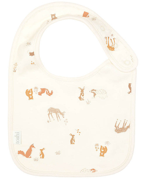 Toshi Baby Bib Classic Enchanted Forest Feather - One Size