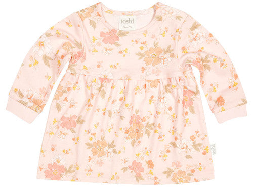 Toshi Knit Dress Classic Long Sleeve Marnie Pearl [sz:0]